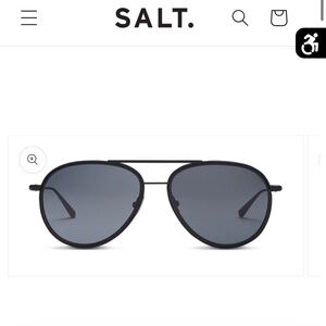 Salt Life Black Aviator Sunglasses